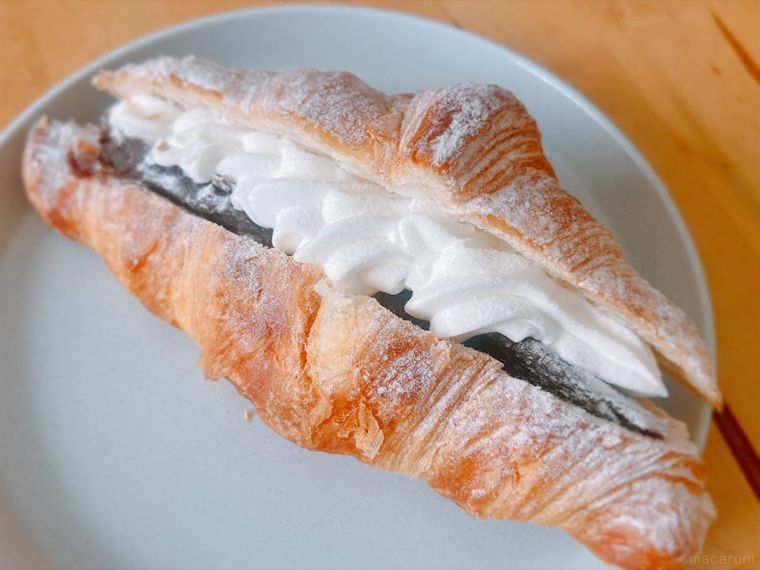 コストコのスイートポテトあんこクロワッサンのあんホイップ