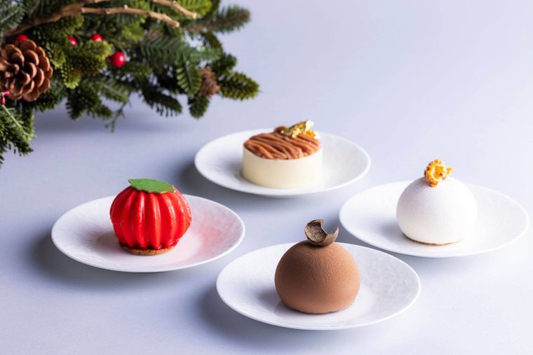 4種の小さなクリスマスケーキ11月1日より販売開始