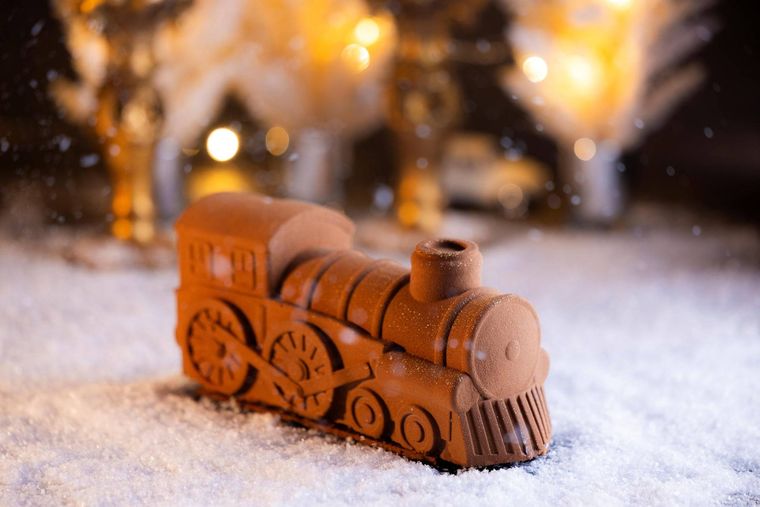 1. クリスマス・トレイン ロールケーキ