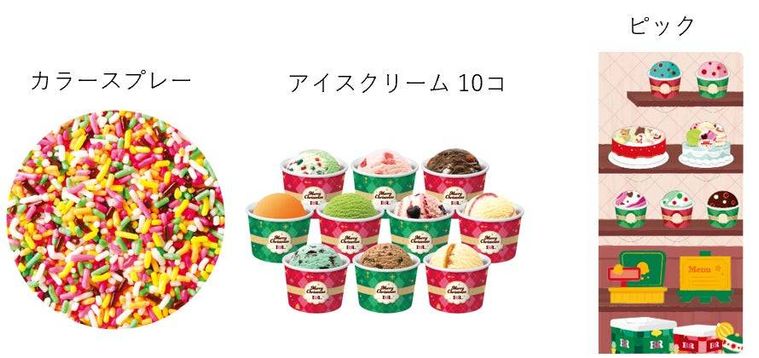 クリスマス パーティーセットの内容