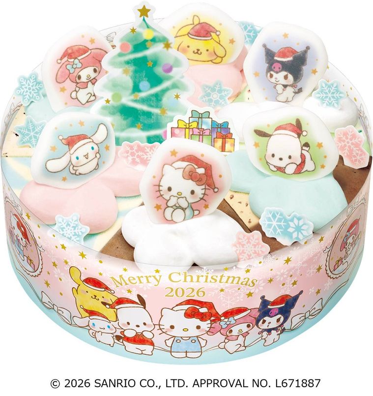 サンリオキャラクターズ クリスマス パレット6