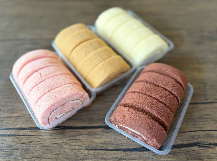 市販ロールケーキ4種