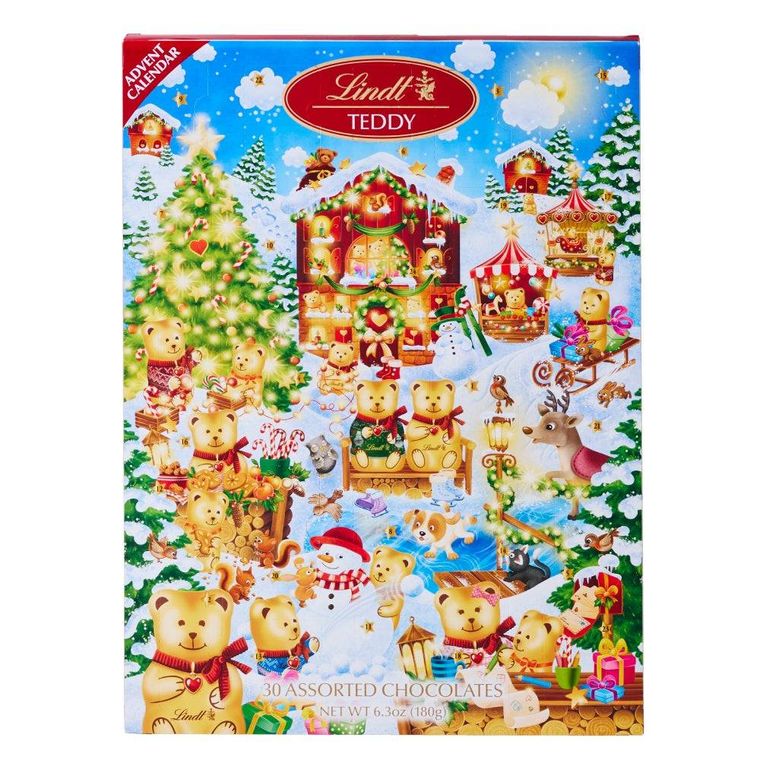 リンツテディ スノーゲーム アドベントカレンダー 265g