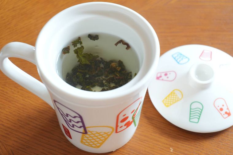 茶こし付きマグカップ