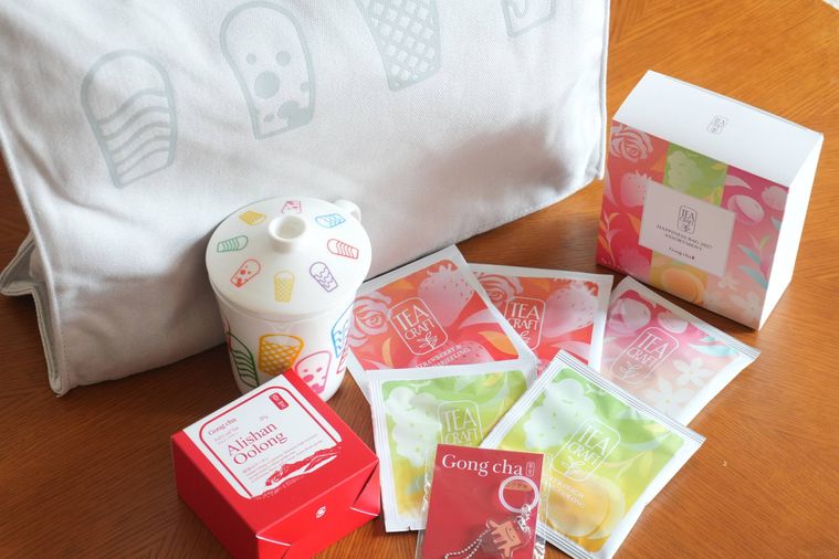 Gong cha original HAPPINESS BAG 2027の中身