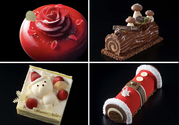 クリスマスケーキ4種類