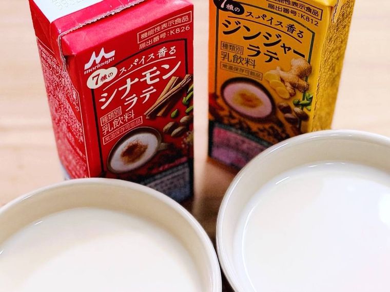 スパイス香る シナモンラテとスパイス香る ジンジャーラテ