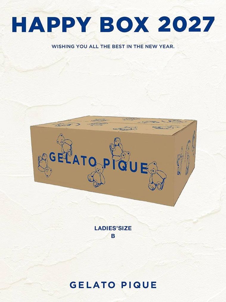 LADIES SIZEGELATO PIQUE HAPPY BOX 2027B