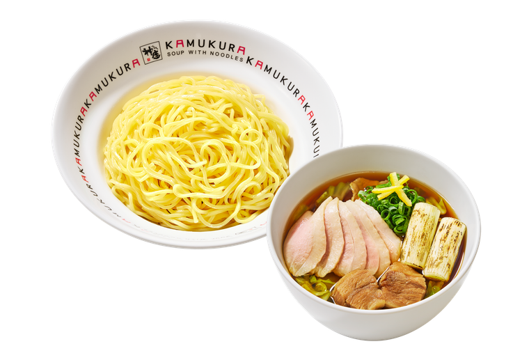 香ばしネギの鴨つけ麺2