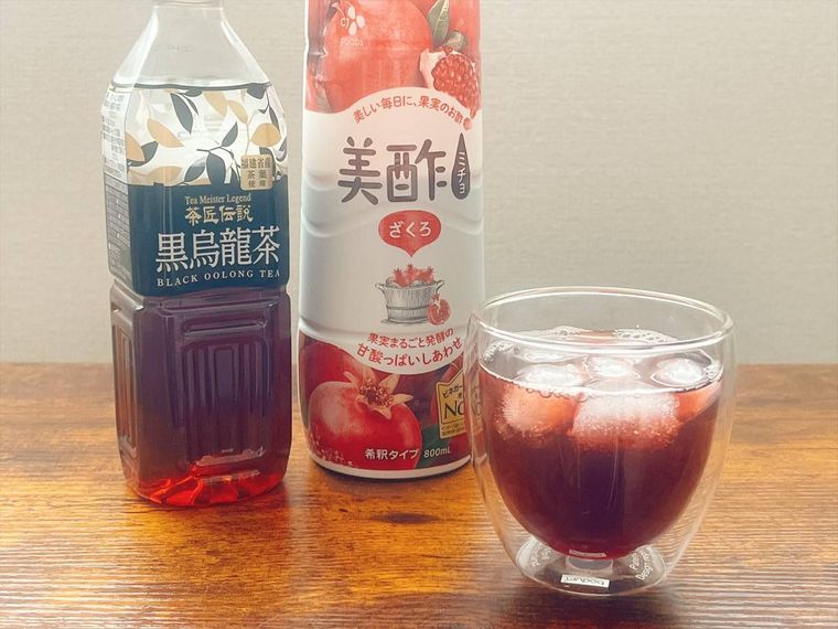 美酢の烏龍茶割り