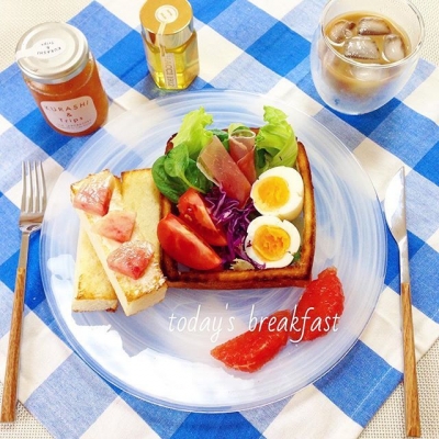 具材次第でアレンジ自在!朝食にぴったりの「くり抜きトースト」