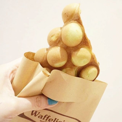 大阪に初上陸の香港発人気スイーツ「エッグワッフル」が気になる!