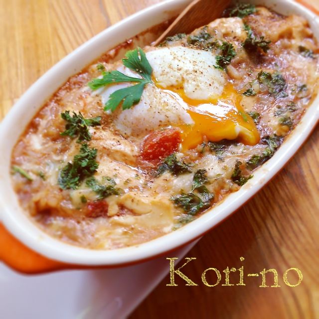 美肌♪豆乳みそ豆腐ドリア