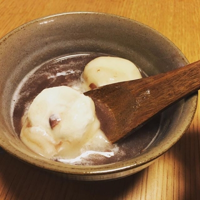 マツコの知らない世界で紹介!溶かしたあずきバーで「クリーム白玉ぜんざい」