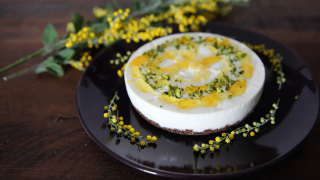ふわっとろ食感。甘酸っぱさがクセになる「ムース風レアチーズケーキ」のレシピの画像
