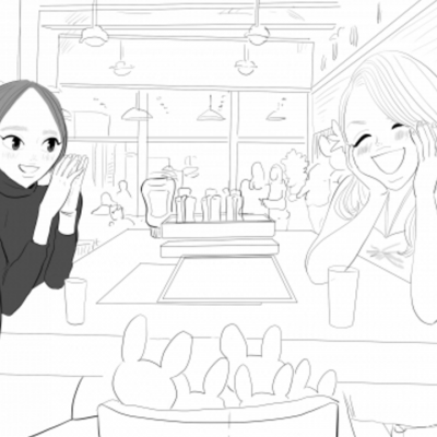【食せよ乙女】第2話_たっぷりパンケーキは女の子の夢だよね@エッグスンシングス(3)