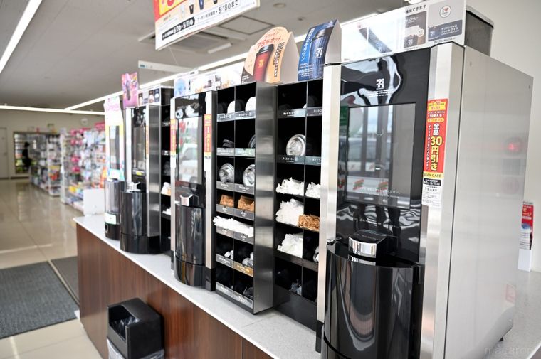 セブンイレブンのコーヒーマシン