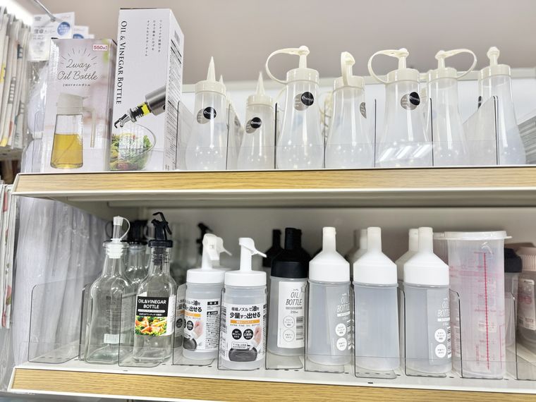 キャンドゥのオイルボトル売り場