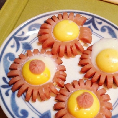 お弁当をグッとかわいく!「ひまわりウインナー」が人気上昇中