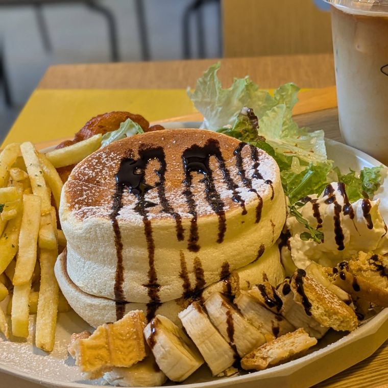 ロブカフェのパンケーキ