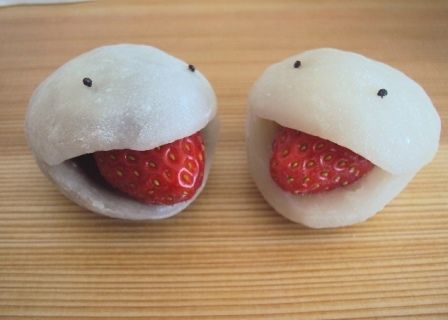 日暮里「江戸うさぎ」の『妖怪 いちご大福』がかわいい♪ - macaroni