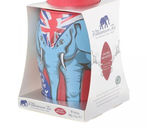 イギリスの老舗高級紅茶専門ブランド ウィリアムソンティー の像パッケージがかわいい Macaroni