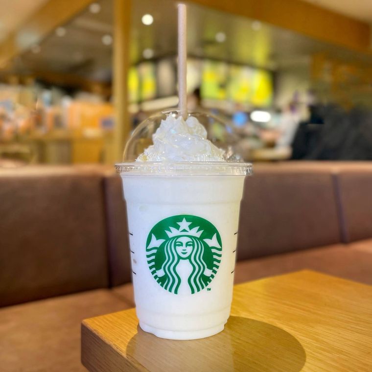 スターバックスコーヒーのバニラクリームフラペチーノ