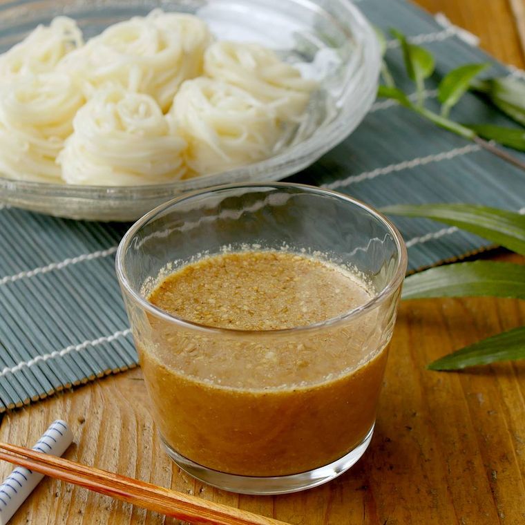 手作りがおいしいごまダレそうめん