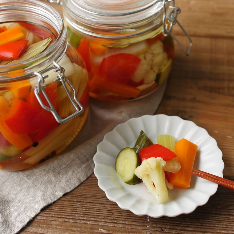 アレンジ自在いろどり野菜の基本のピクルス