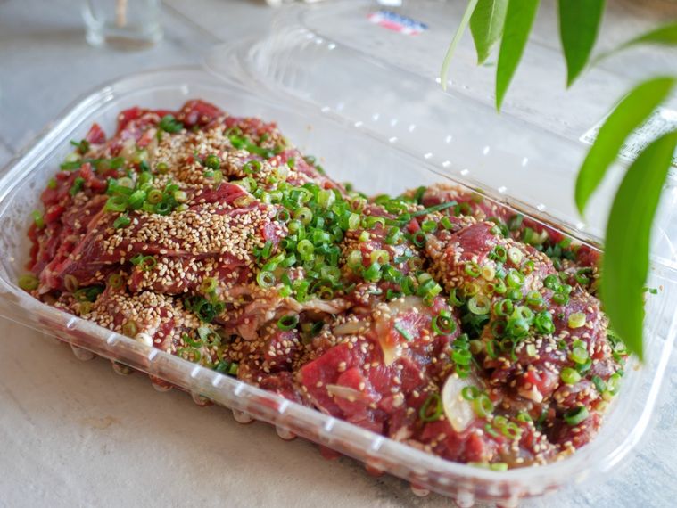 パックに入ったコストコのプルコギビーフ