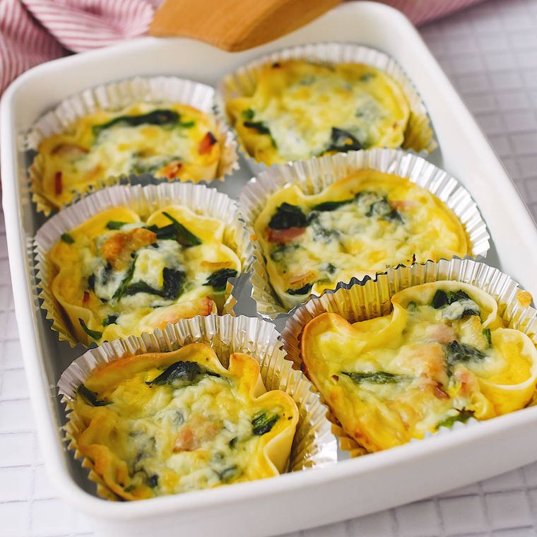 容器に入ったさくさくカップキッシュ