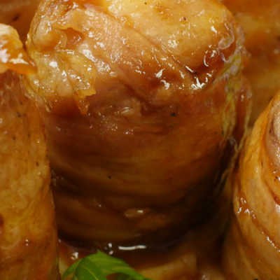殻むき5秒!? とろ~り半熟肉巻きゆで卵