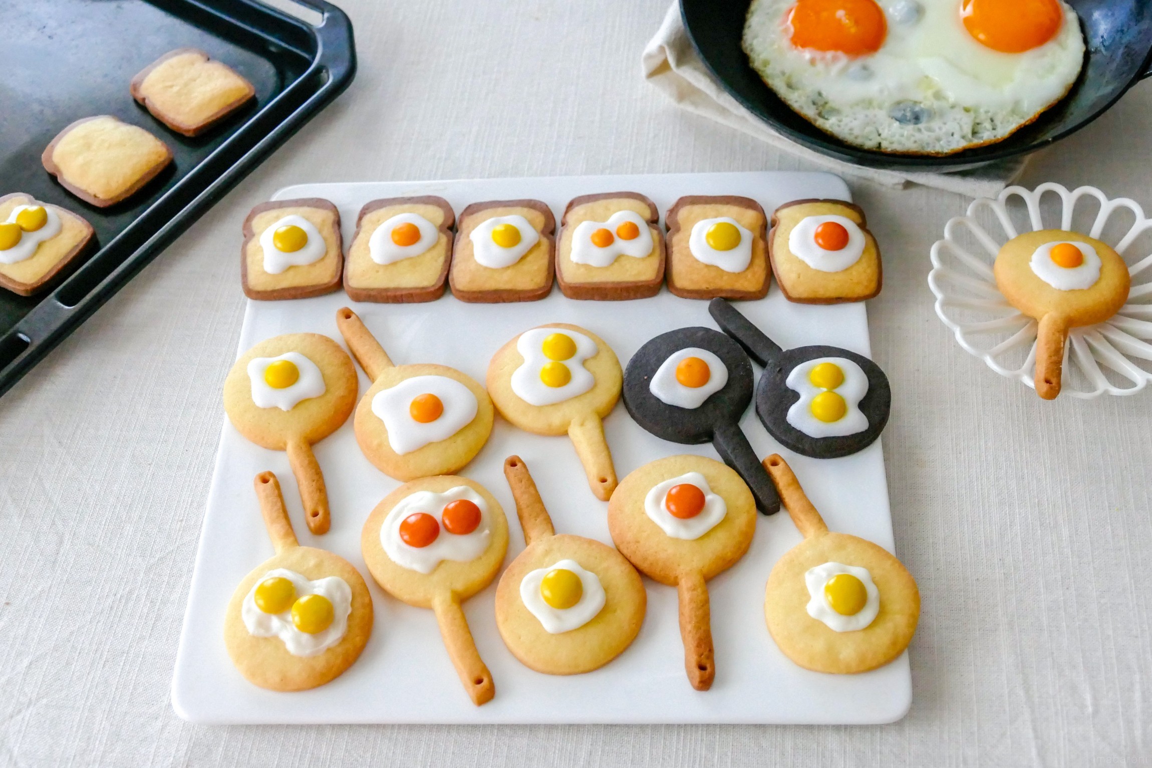 プレゼントにぴったり♪ 「目玉焼きクッキー」のレシピ＆アレンジ2選 
