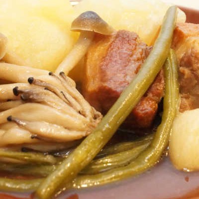 旨味凝縮『ごろごろ豚肉のおつまみ塩ポトフ』は圧力鍋で超簡単♩