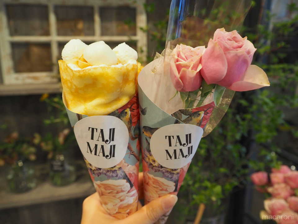 魅惑の花束クレープ 代官山 Tajimaji タジマジ で心ときめく時間を Macaroni
