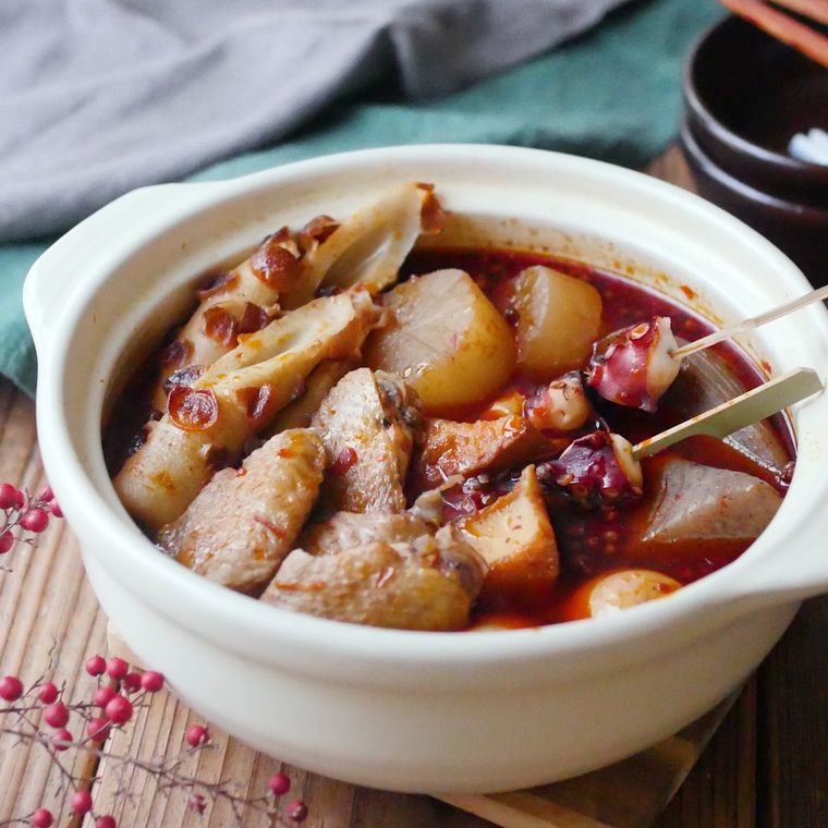 鍋に入った麻辣おでん