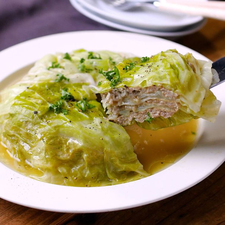 重ねるだけ キャベツのミルフィーユ