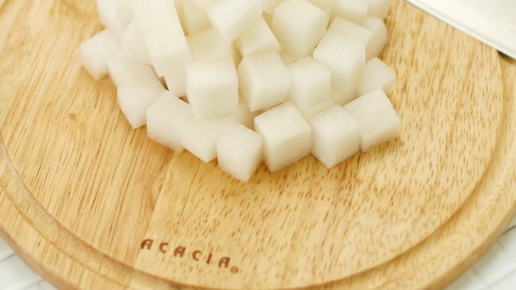 大根の切り方 角切り Macaroni