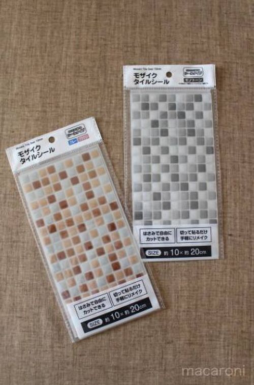 貼るだけ簡単diy セリア タイルシール で上手にコースターを作るコツ Macaroni