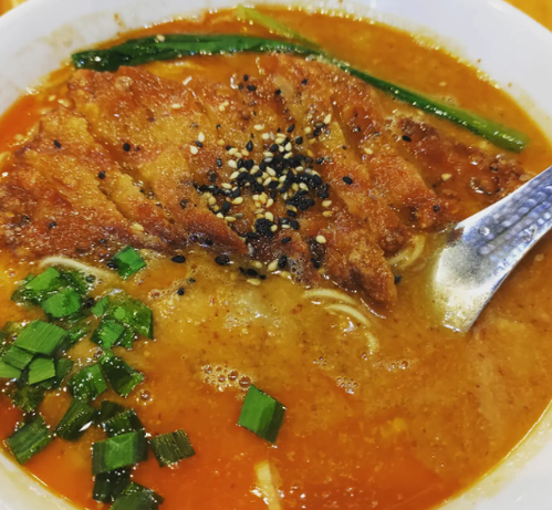 昭和レトロ 排骨麺 パイコーメン 食品サンプル 直径約21.5cm 町中華 1位は