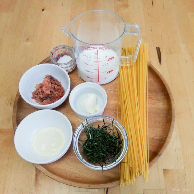 明太子 牛乳 パスタ