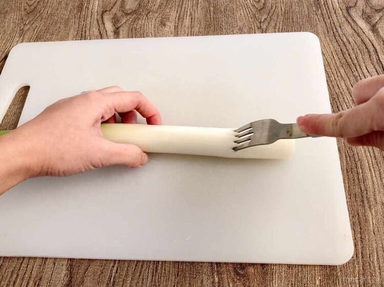 最短5秒の裏技も きれいな 白髪ネギ の切り方を伝授 Macaroni