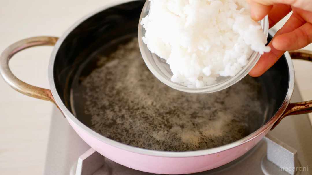 〇〇るだけで千差万別！ソムリエ特製「たまご雑炊」は濃厚とろ〜りふんわり仕上げ♪の画像