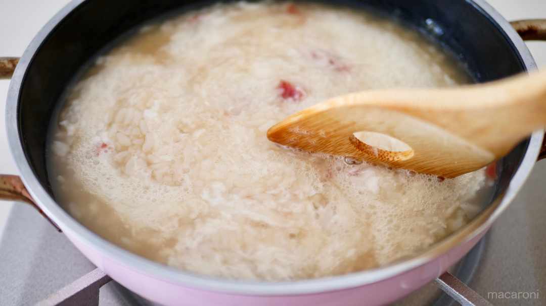 〇〇るだけで千差万別！ソムリエ特製「たまご雑炊」は濃厚とろ〜りふんわり仕上げ♪の画像