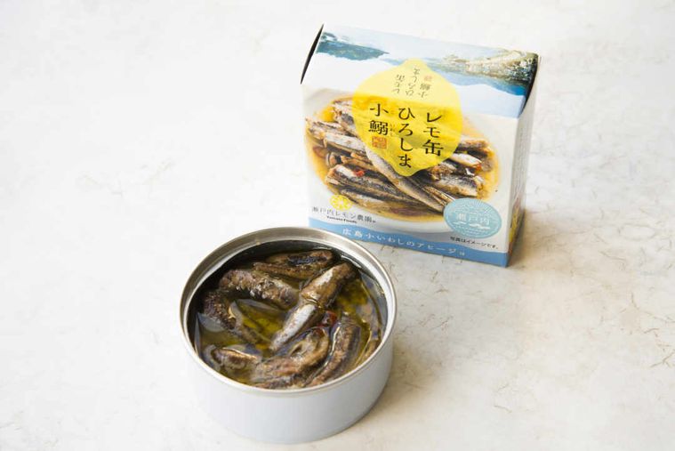 レモ缶ひろしま小鰯のアヒージョ 3個1,293円税込