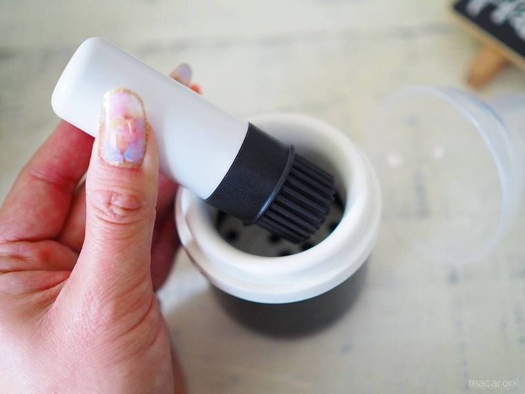 セリアのシリコン油引きとケース付 油引き ブラックをドッキングしたところ