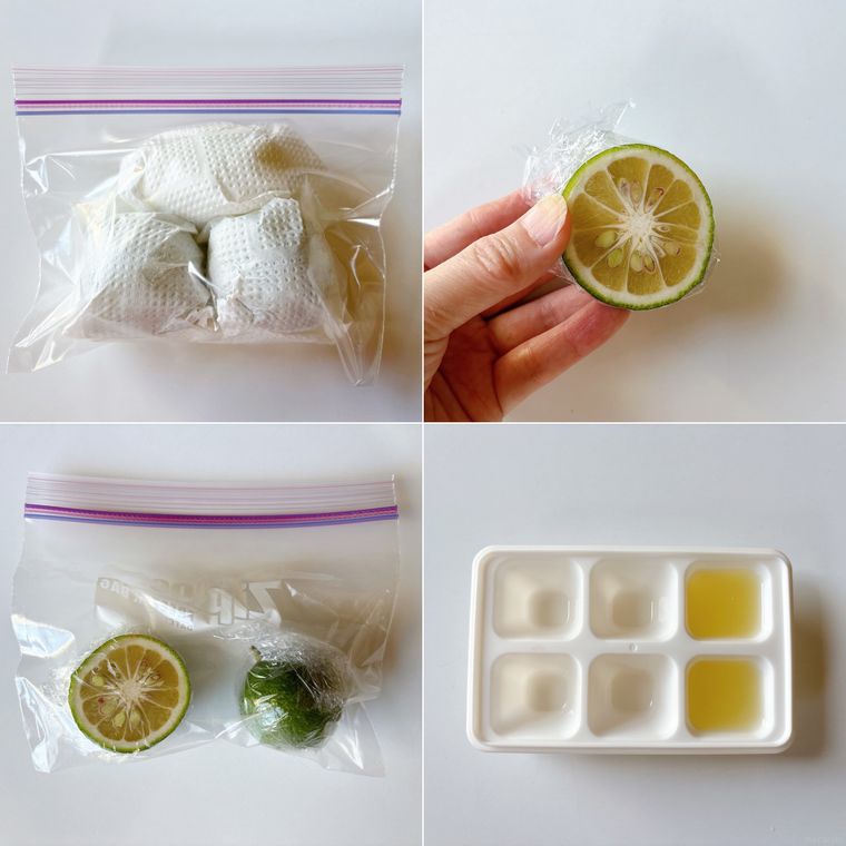 かぼすの冷蔵、冷凍保存