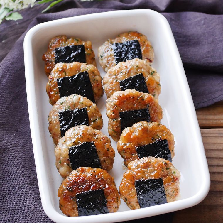 作り置きふんわりはんぺんの磯部つくね