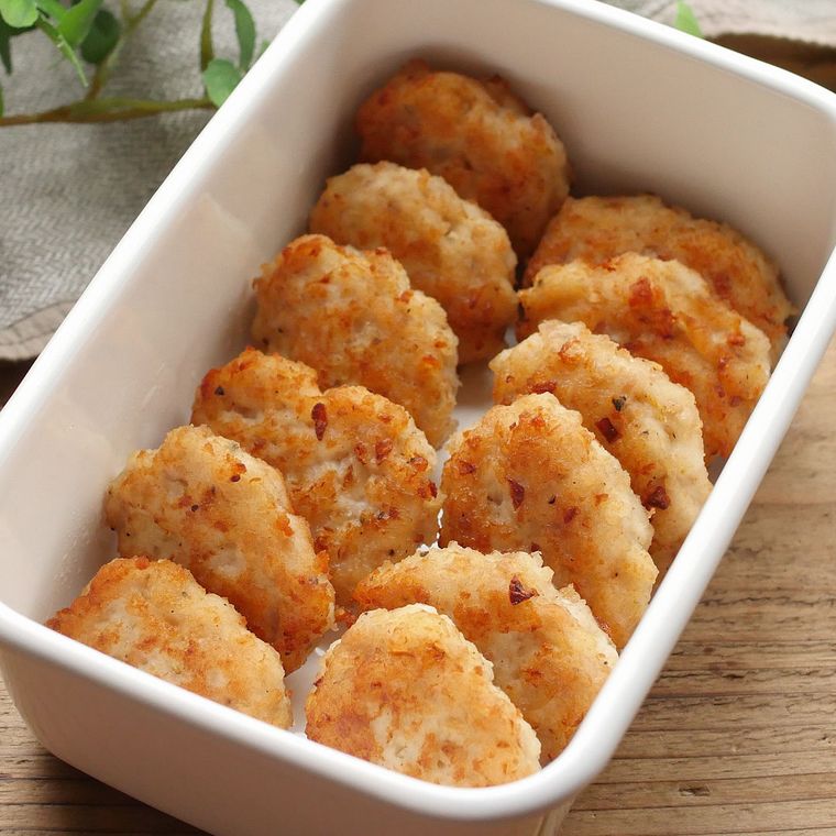 作り置きカリっふわ食感 はんぺんナゲット