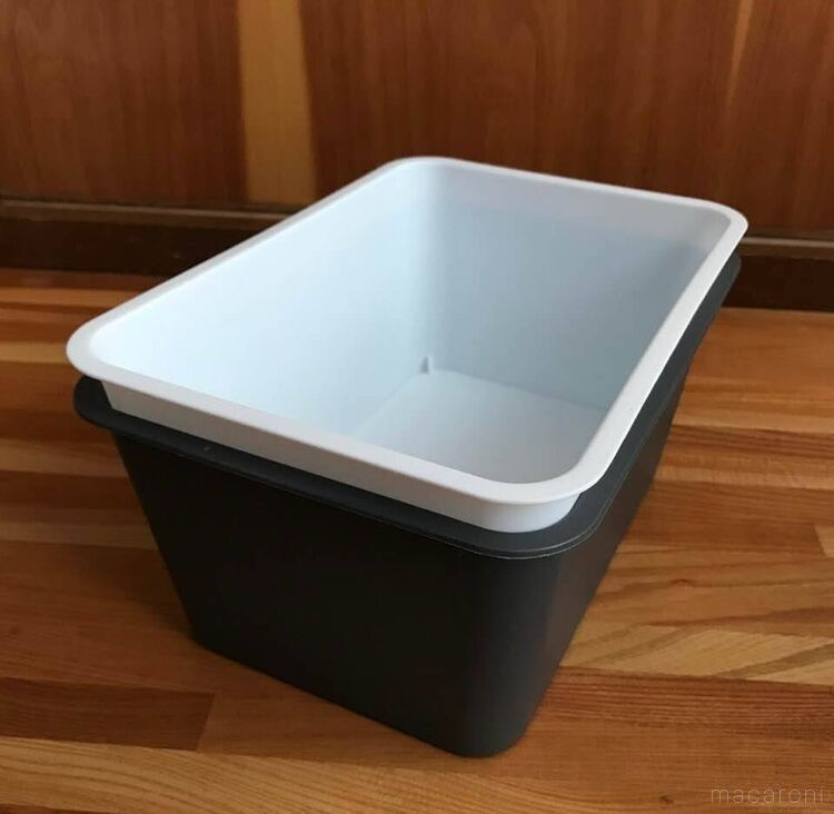 2つのボックスが重ねられている